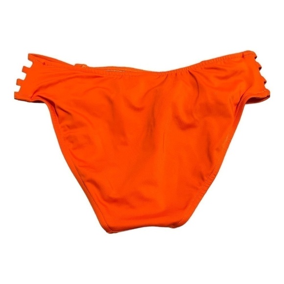 VENUS Orange Strappy Highrise Bikini Bottoms Size 4 - Picture 2 of 2